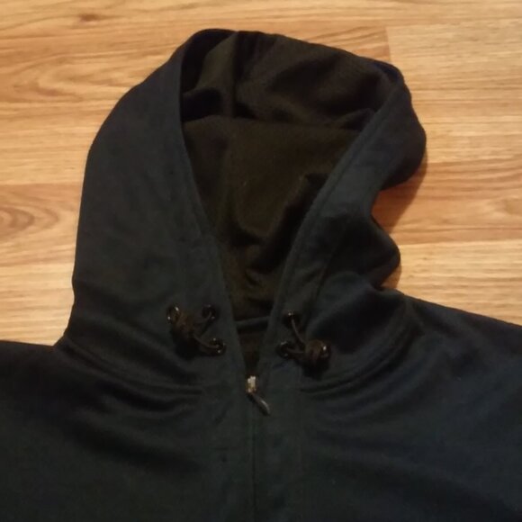 Exefficio  Buzz Off Zip Front Hoodie 2 Front Pockets Dark Blue - Picture 2 of 4